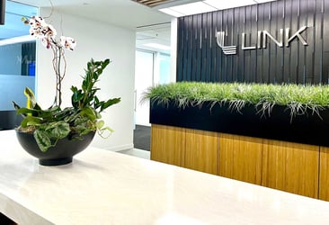 Interior Plant Design Orlando - Reception area